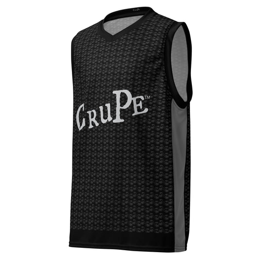 CruPe™ Signature Beer Print Recycled unisex basketball jersey