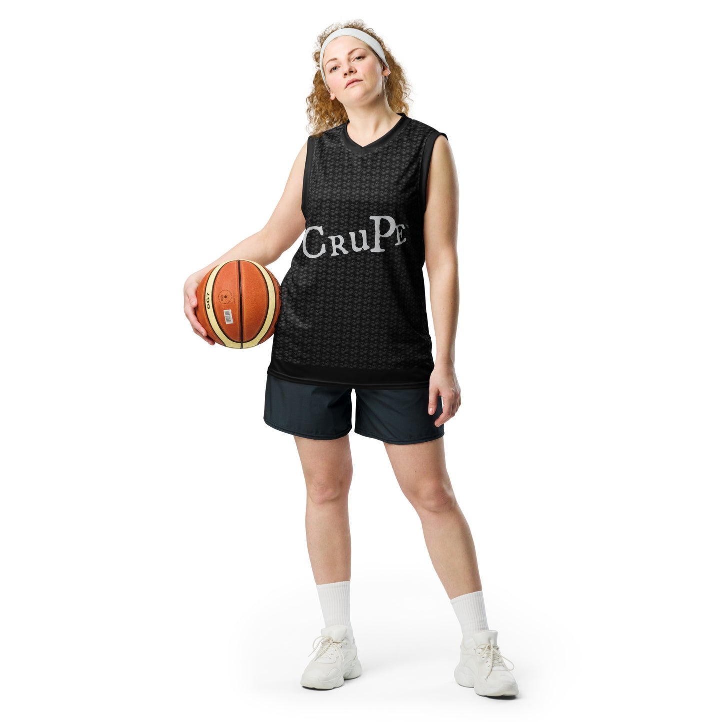 CruPe™ Signature Beer Print Recycled unisex basketball jersey