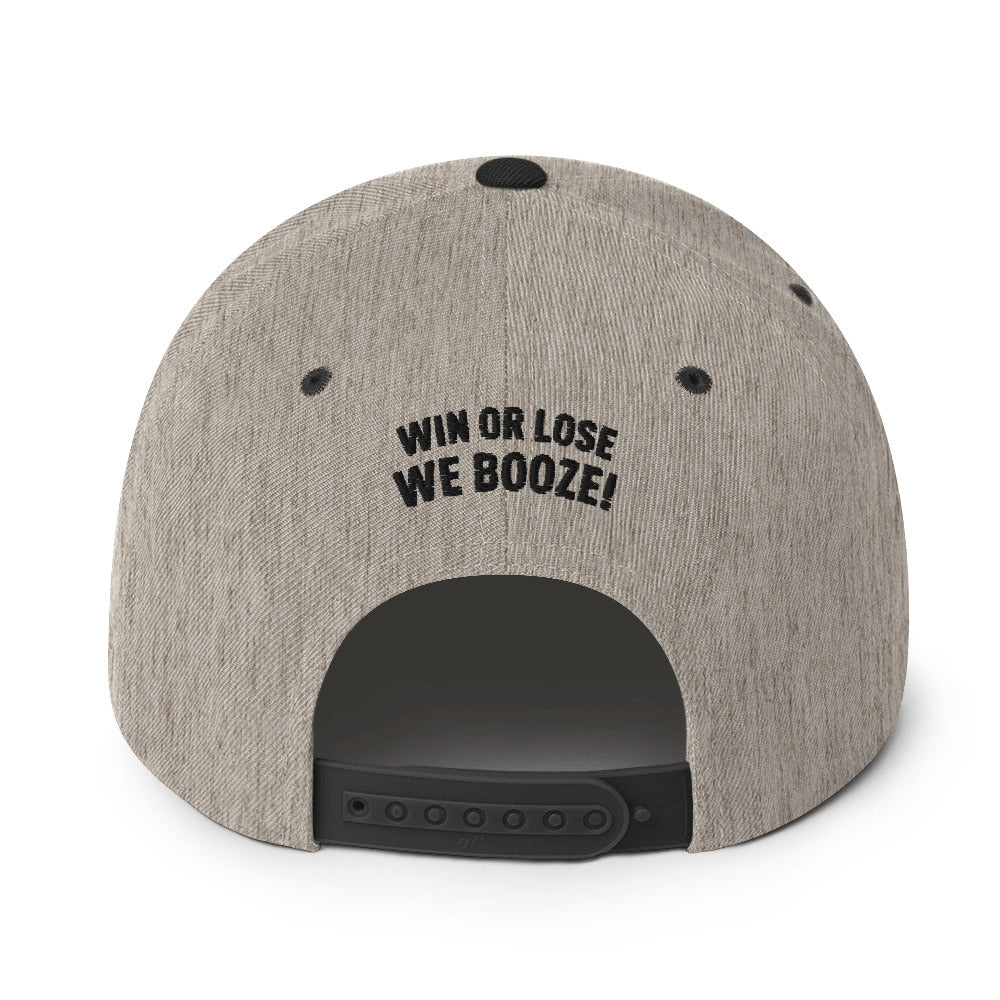 CruPe™ Signature Win or Lose, We Booze Snapback Hat