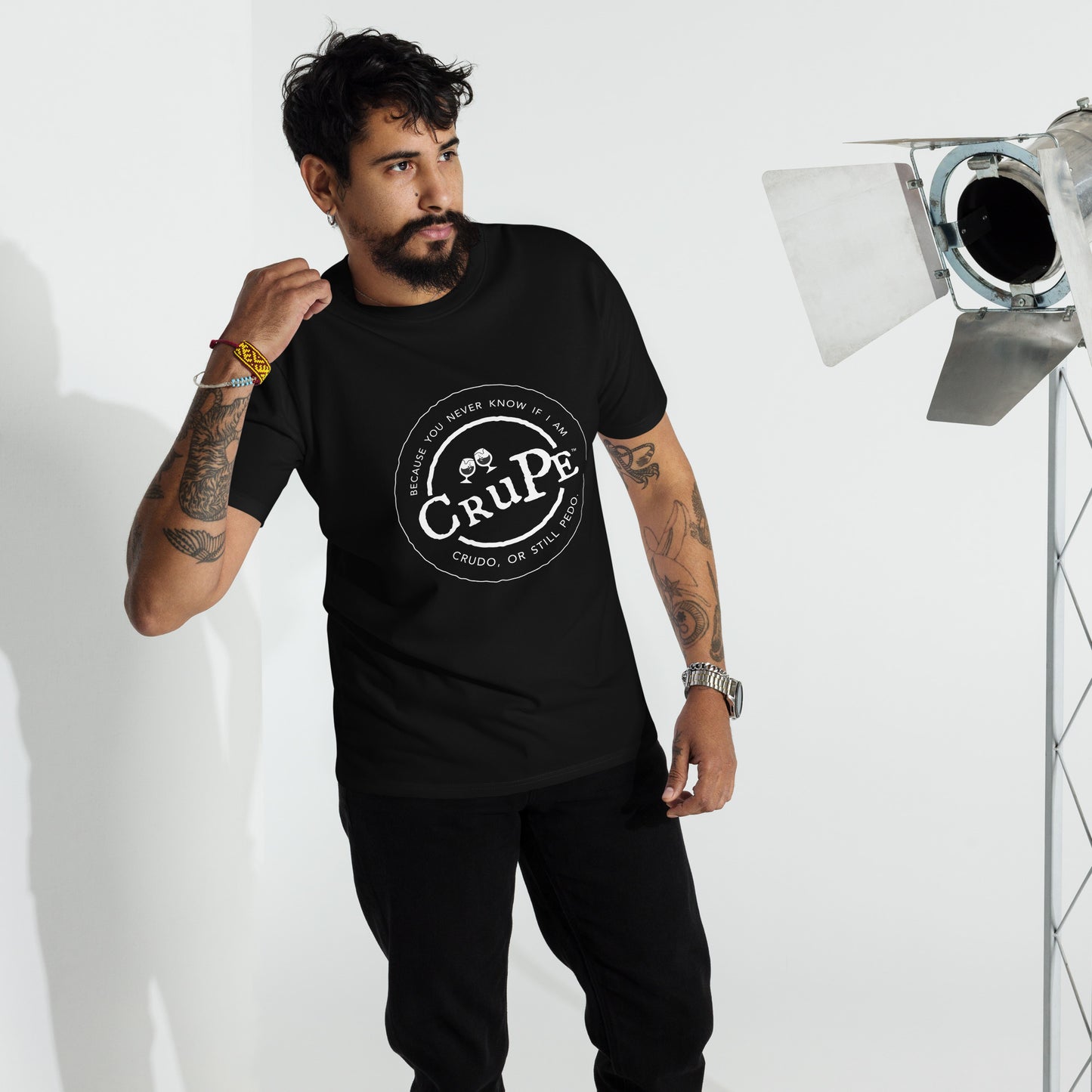 CruPe™ Signature Beer Men’s premium heavyweight tee