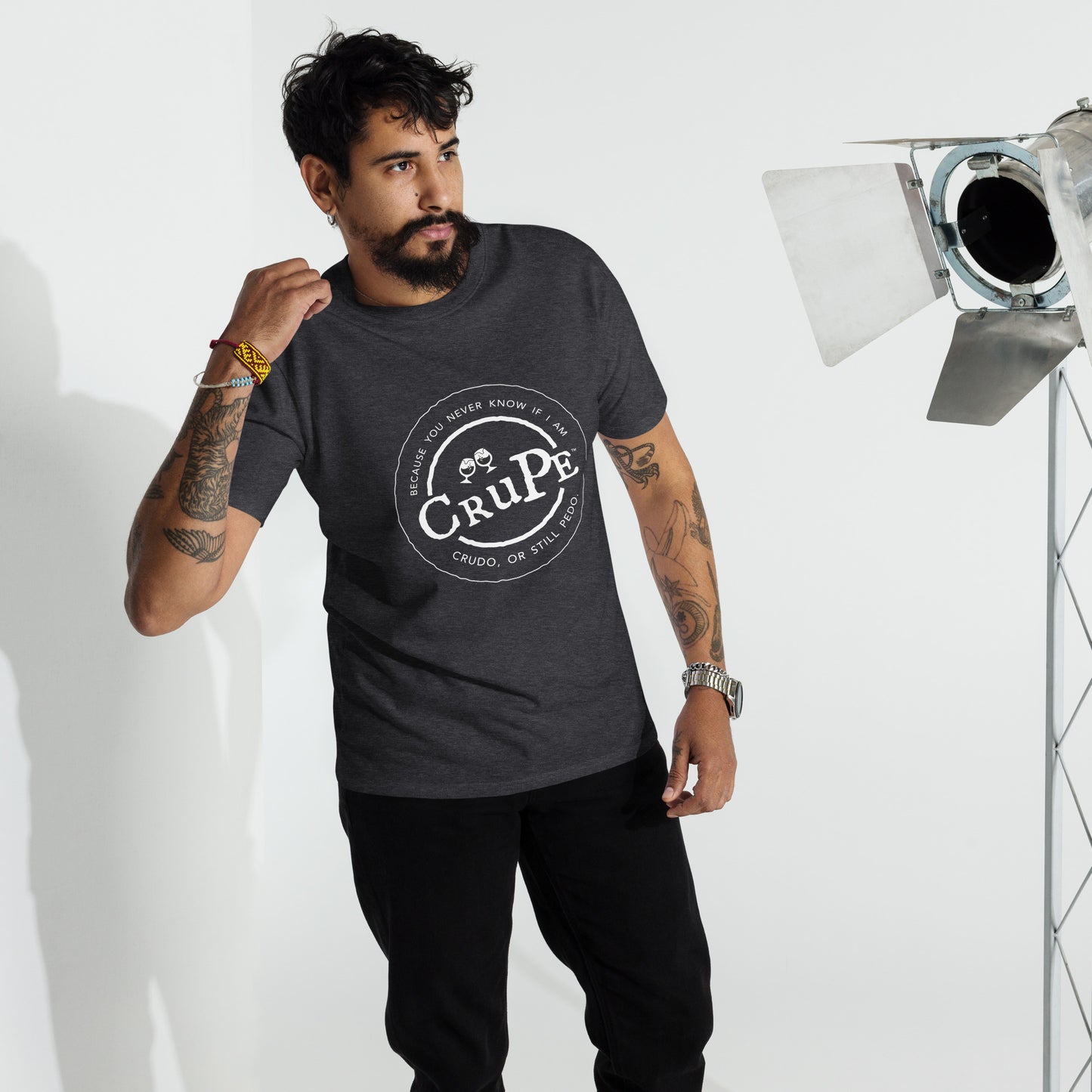 CruPe™ Signature Beer Men’s premium heavyweight tee