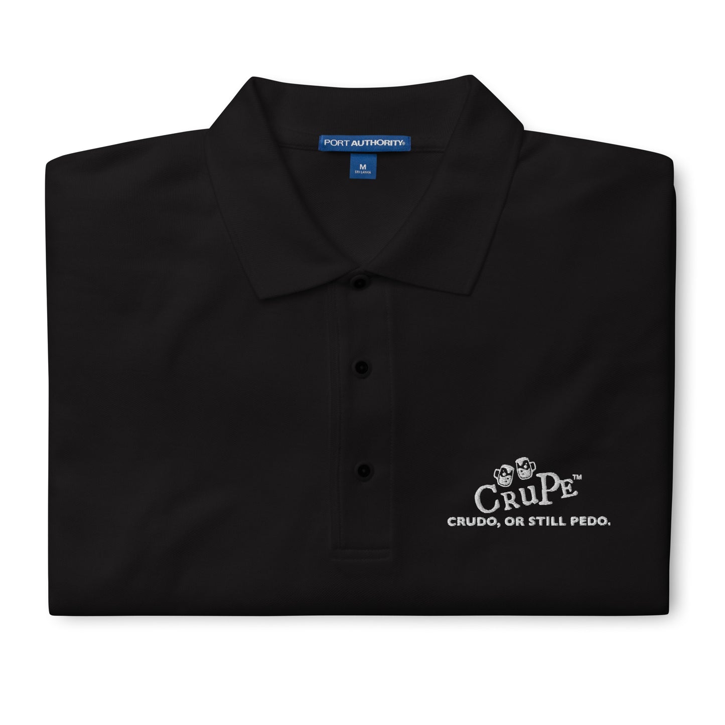 CruPe™ Signature Logo Men's Beer Icon Premium Polo