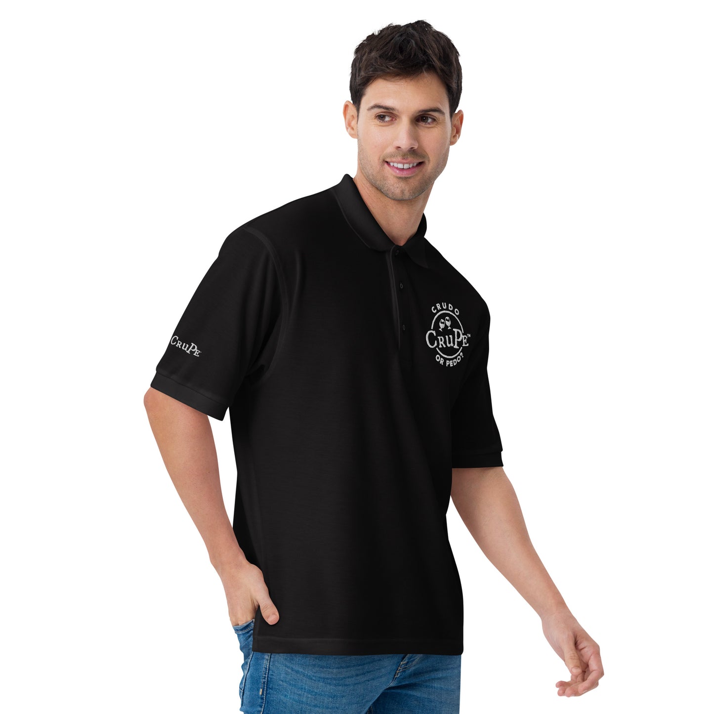 CruPe™ Signature Logo Men's Premium Polo