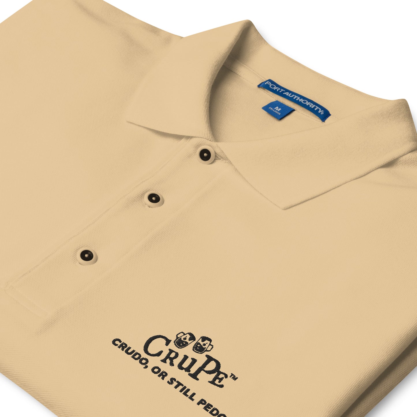 CruPe™ Signature Logo Men's Beer Icon Premium Polo