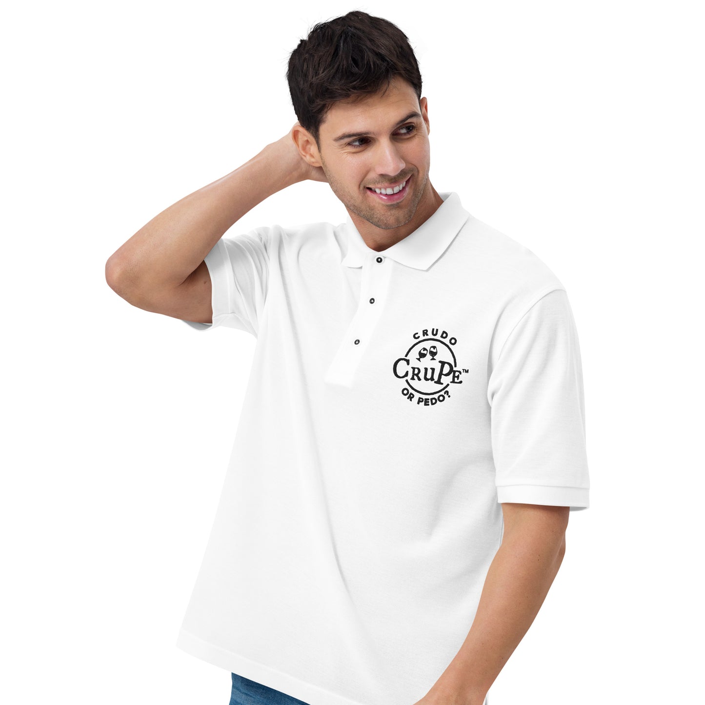 CruPe™ Signature Logo Men's Premium Polo