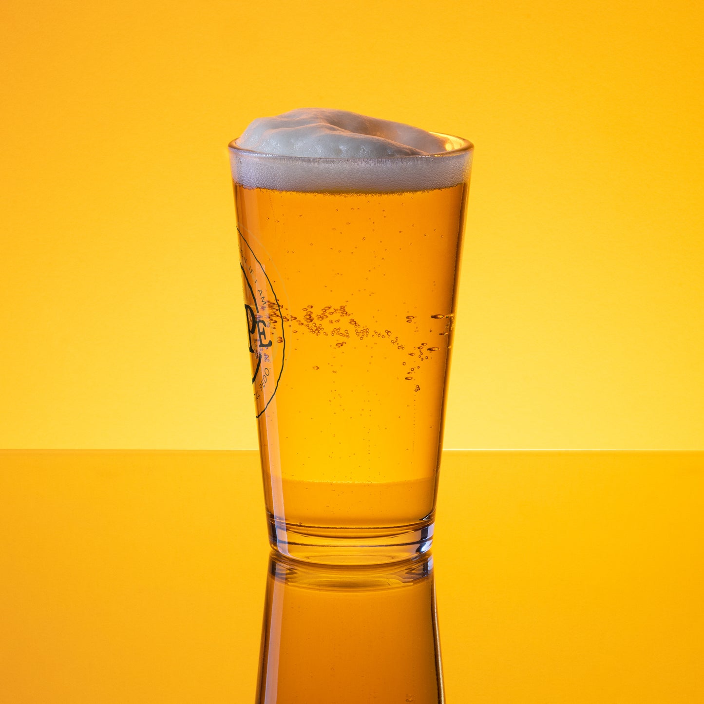 CruPe™ Signature Beer Logo Shaker pint glass for HIM