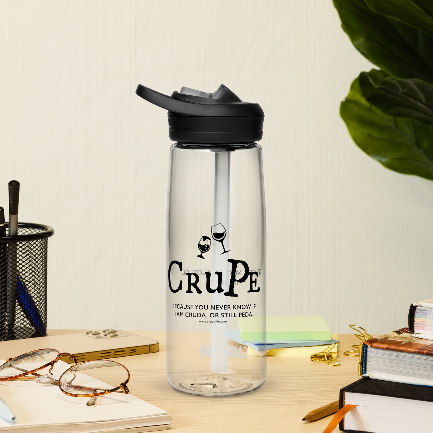 CruPe™ Signature Wine Sports water bottle