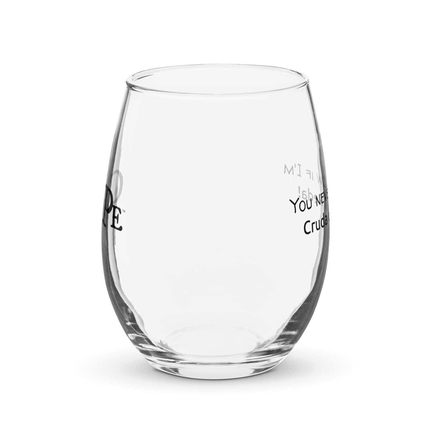 CruPe™ Signature Wine Stemless wine glass for Her