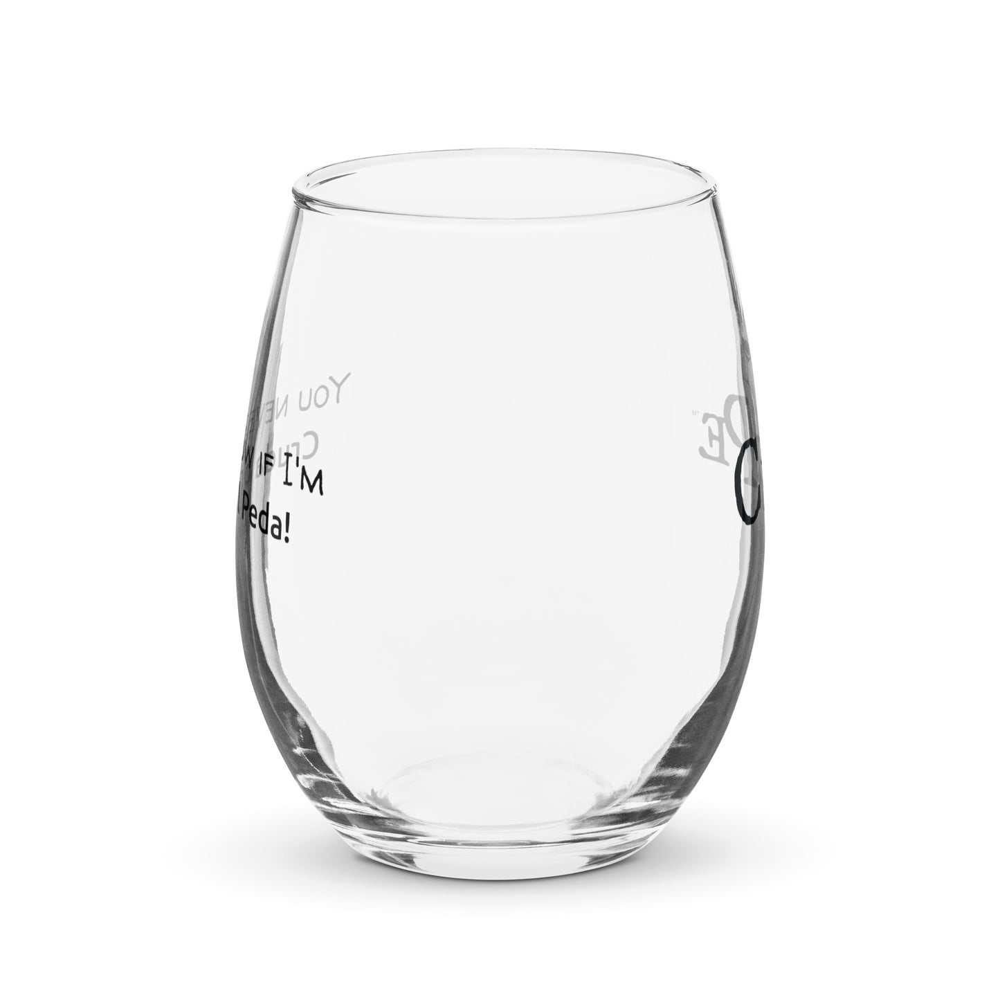 CruPe™ Signature Wine Stemless wine glass for Her