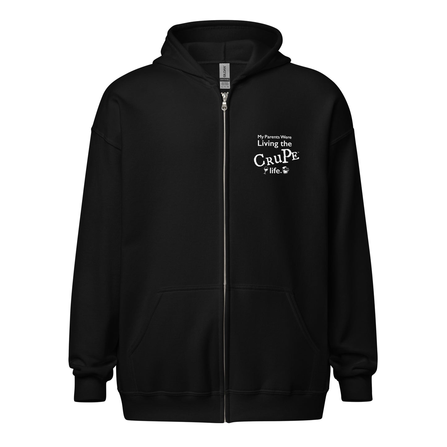 CruPe™ What Happens in Las Vegas - Unisex heavy blend zip hoodie