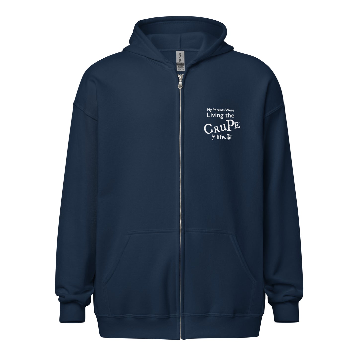 CruPe™ What Happens in Las Vegas - Unisex heavy blend zip hoodie