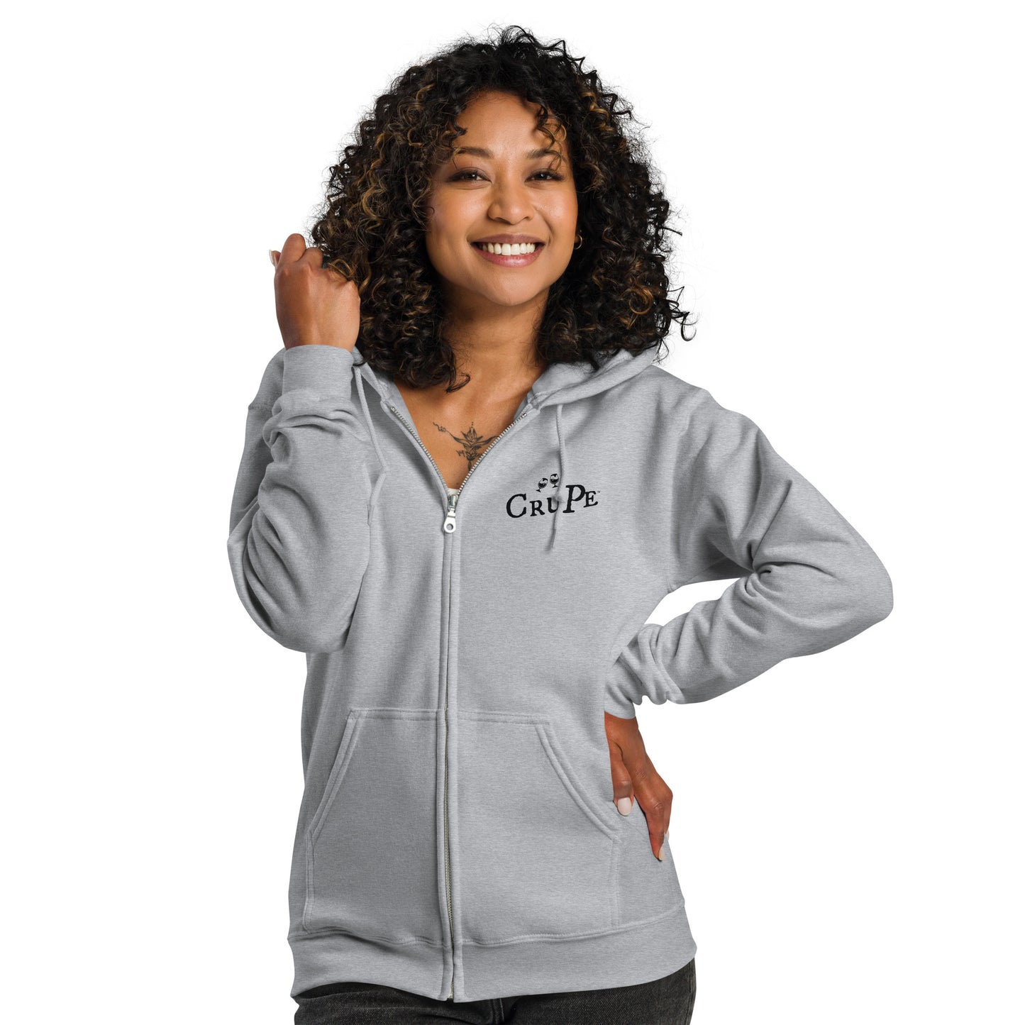 CruPe™ Signature Unisex heavy blend zip hoodie