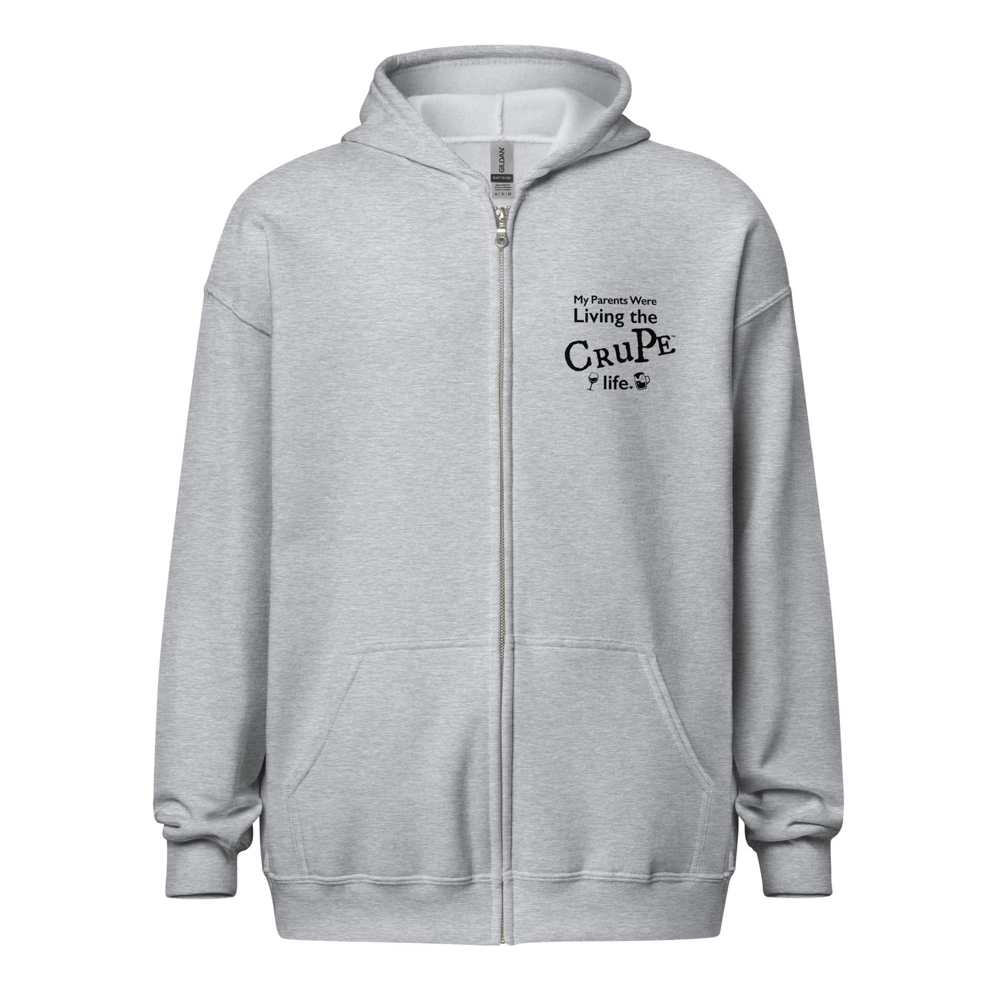 CruPe™ What Happens in Las Vegas - Unisex heavy blend zip hoodie