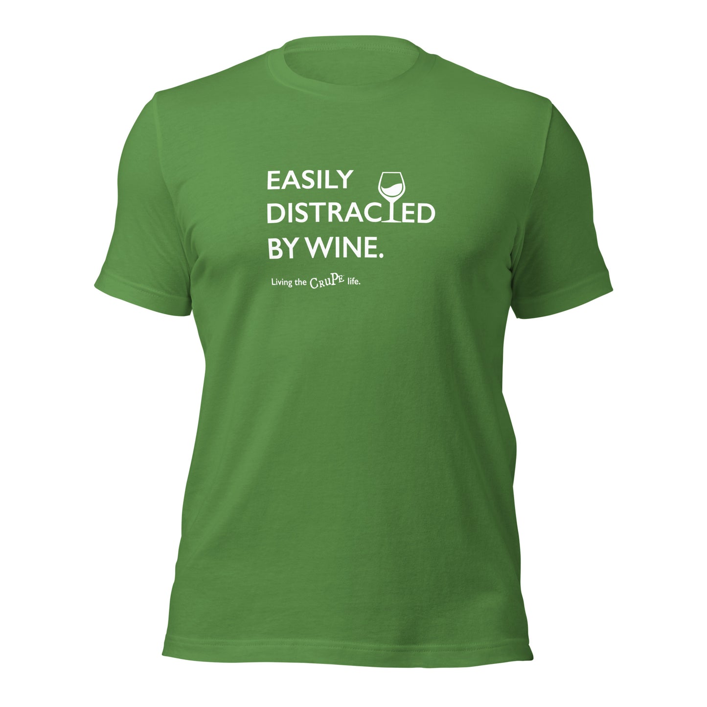 CruPe™ Easily Distracted By Wine Unisex t-shirt