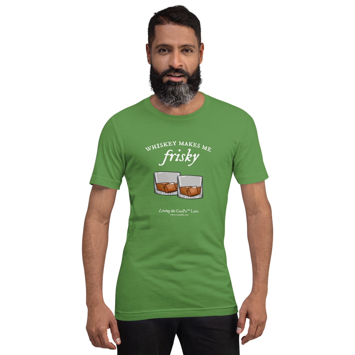 CruPe™ Whiskey Makes Me Frisky Unisex t-shirt