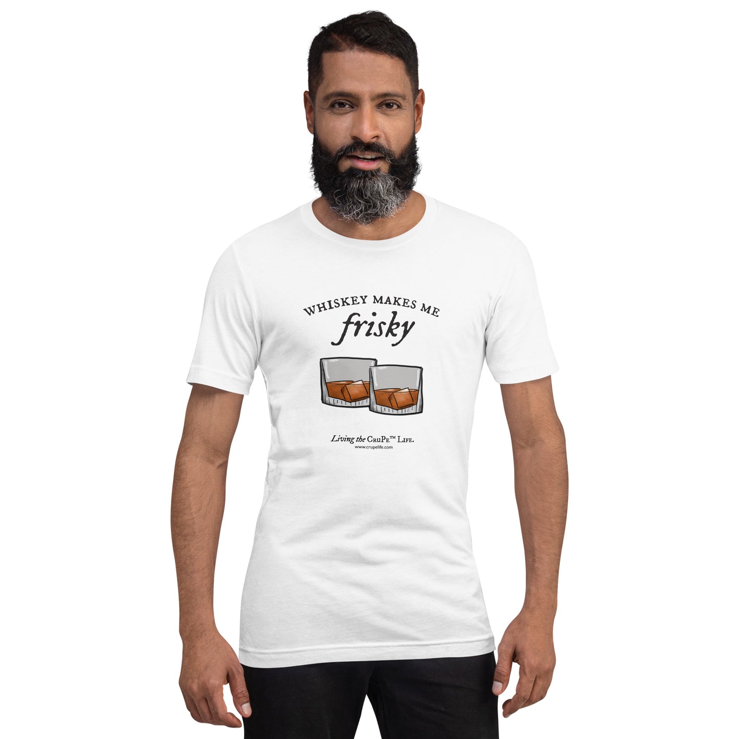 CruPe™ Whiskey Makes Me Frisky Unisex t-shirt