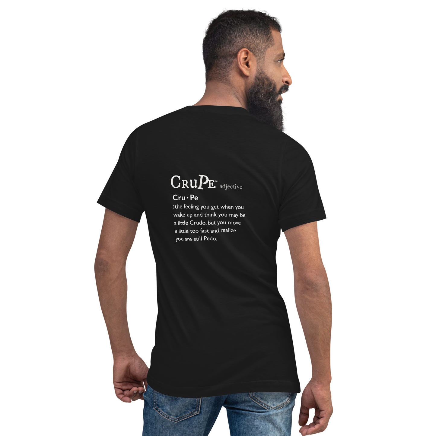 CruPe™ & High Signature Men's Short Sleeve V-Neck T-Shirt