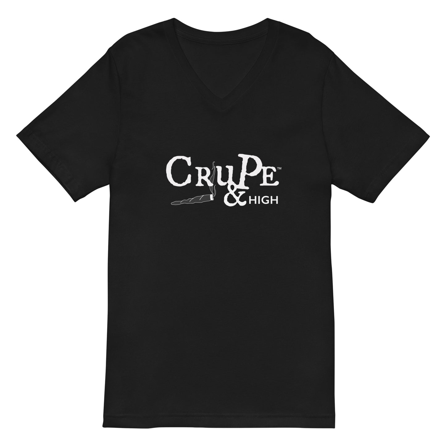 CruPe™ & High Signature Men's Short Sleeve V-Neck T-Shirt