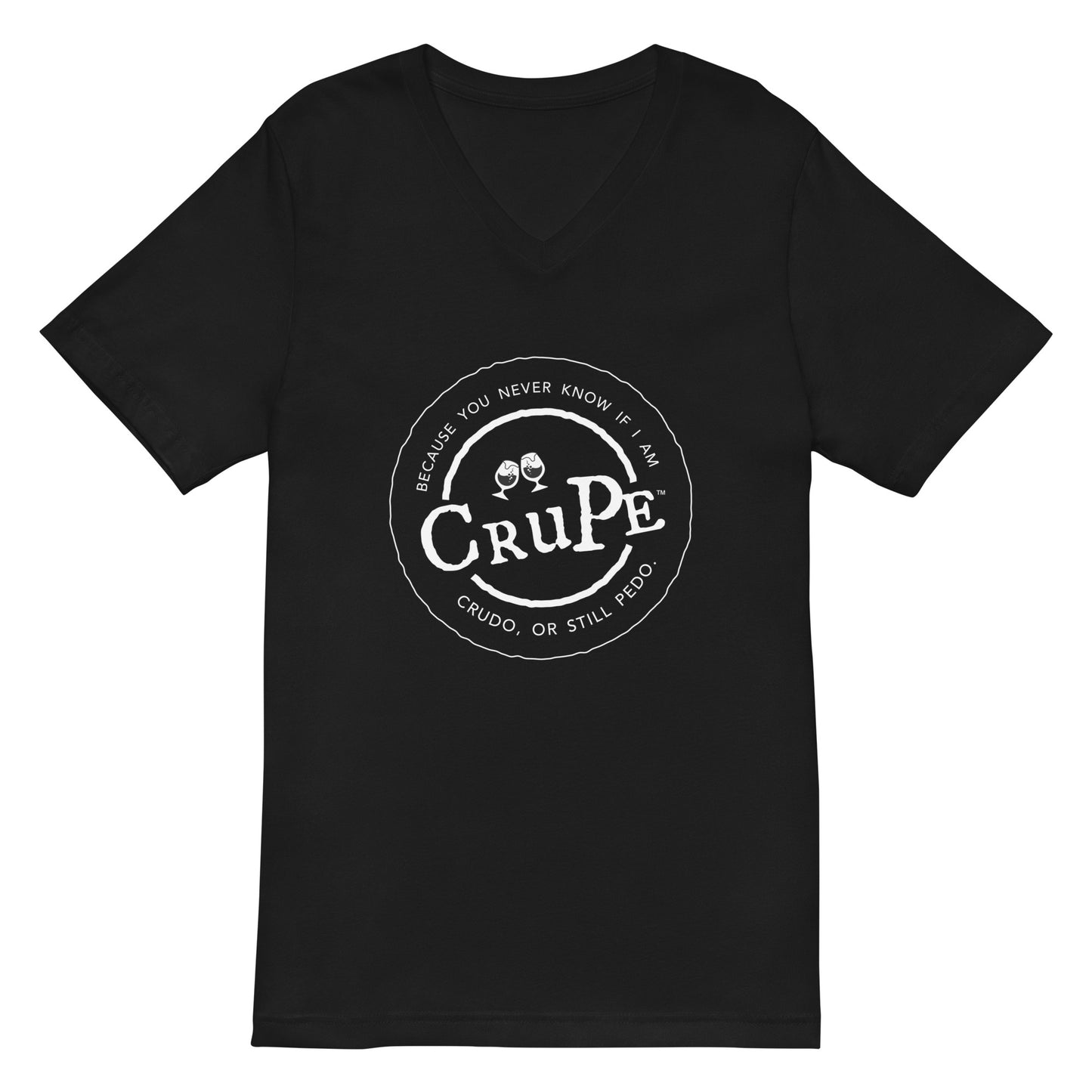 CruPe™ Signature Beer Men's Short Sleeve V-Neck T-Shirt