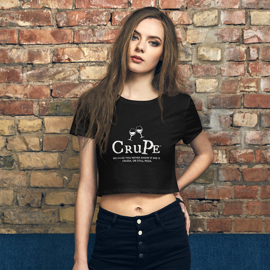 CruPe™ Signature Wine Women’s Crop Tee