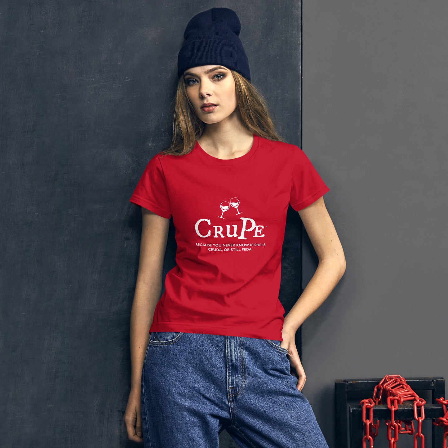 CruPe™ Signature Wine Women's short sleeve t-shirt