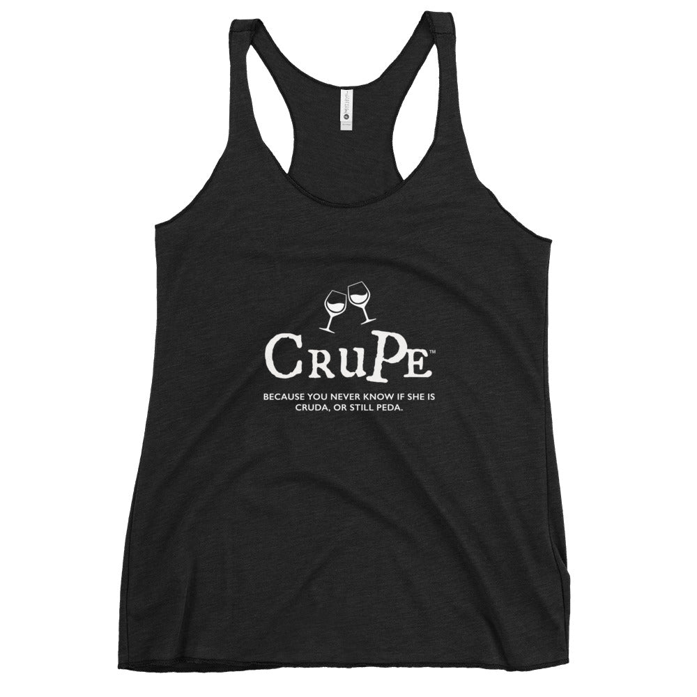 CruPe™ Signature Wine Women's Racerback Tank