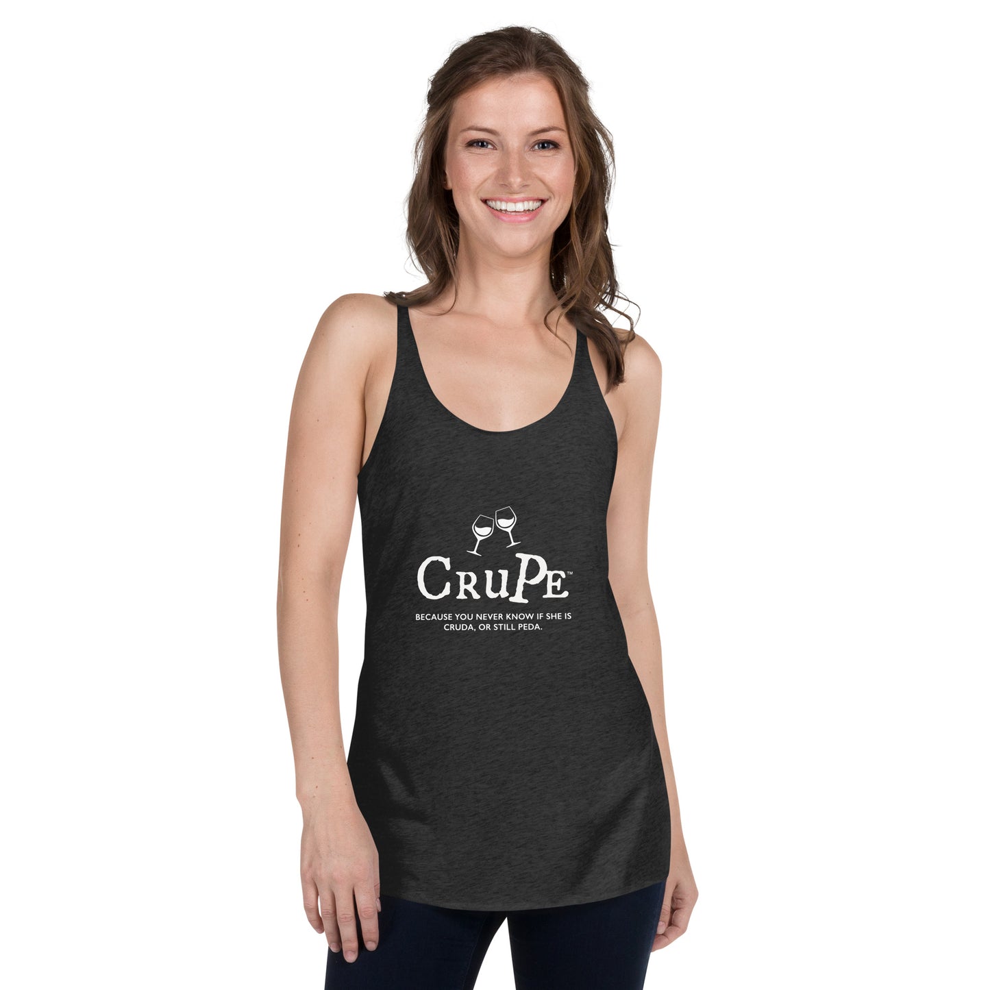 CruPe™ Signature Wine Women's Racerback Tank