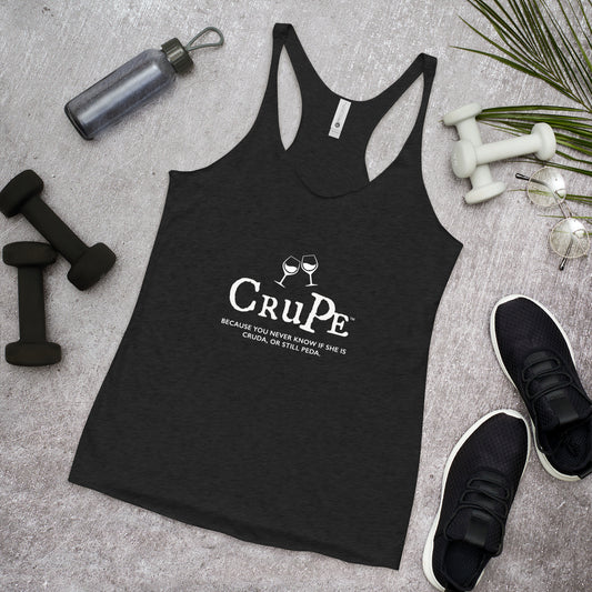 CruPe™ Signature Wine Women's Racerback Tank