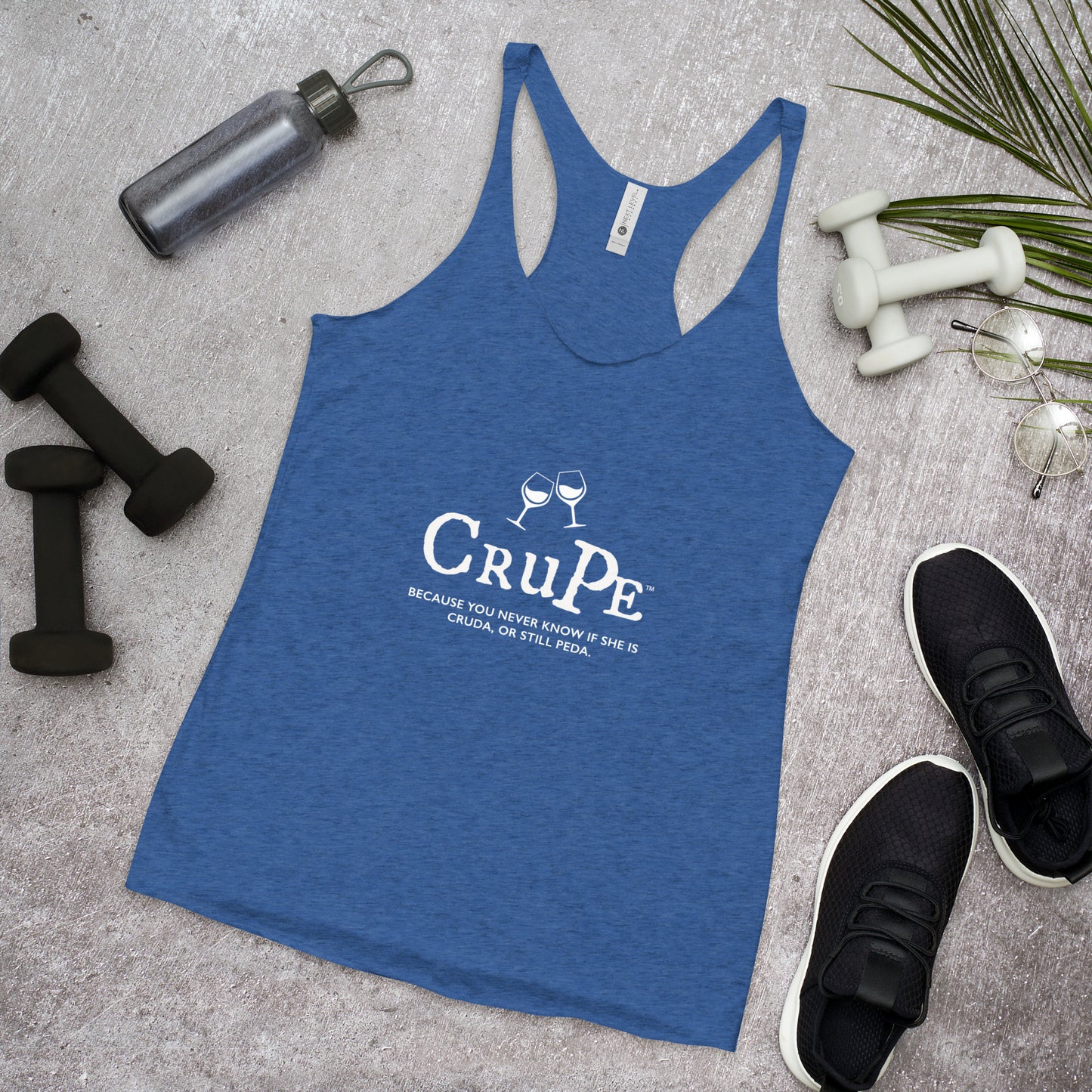 CruPe™ Signature Wine Women's Racerback Tank