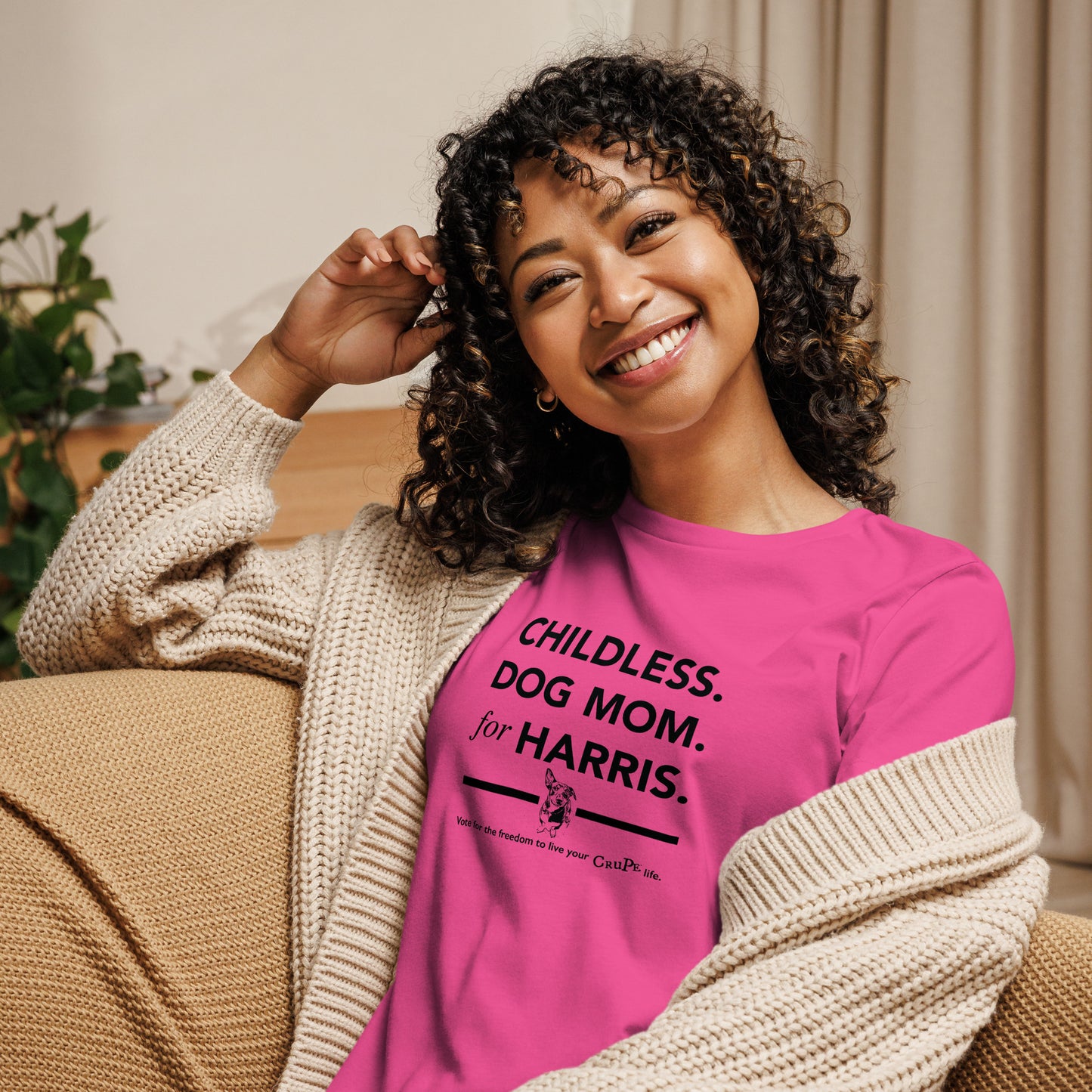 Childless Dog Mom For Harris T-Shirt