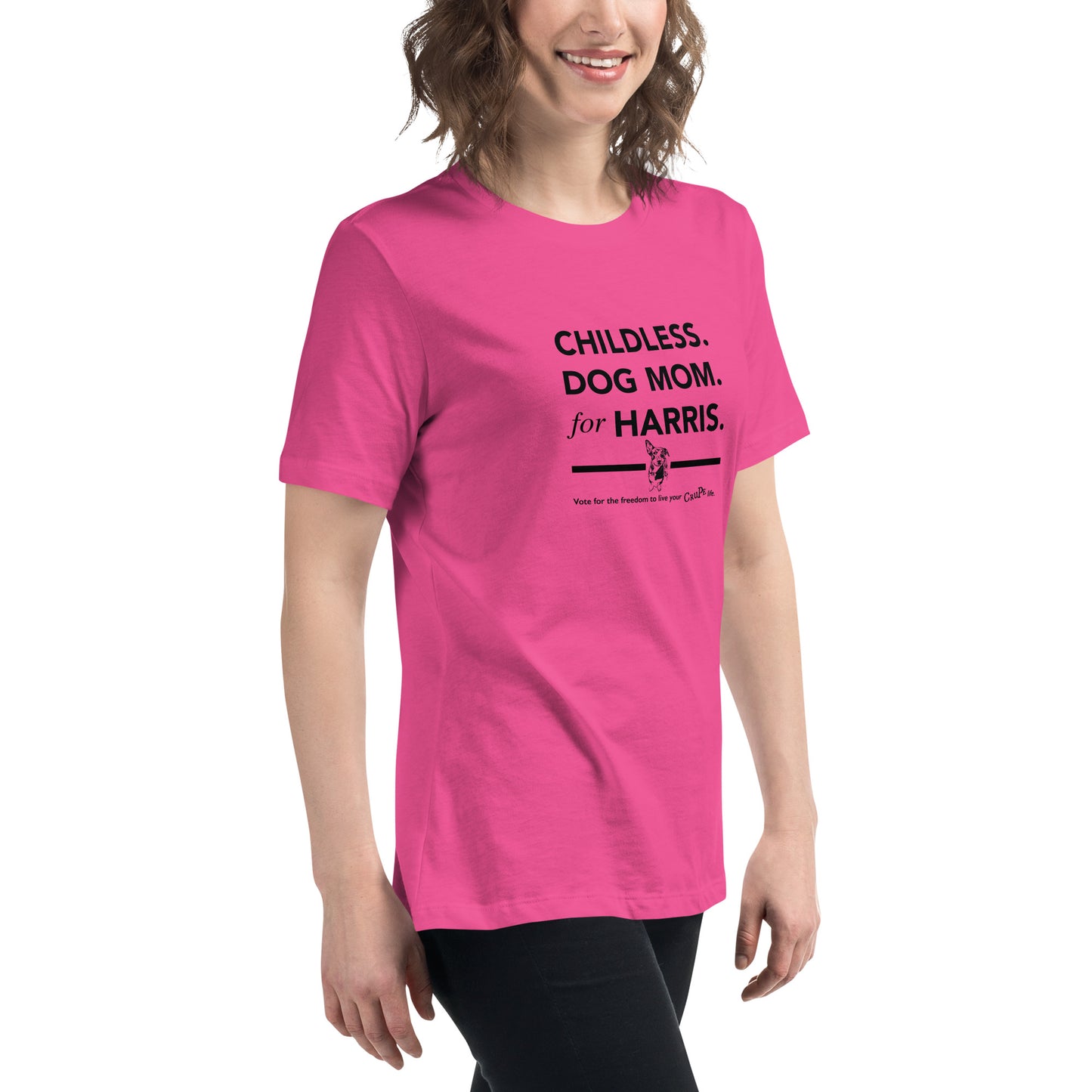 Childless Dog Mom For Harris T-Shirt