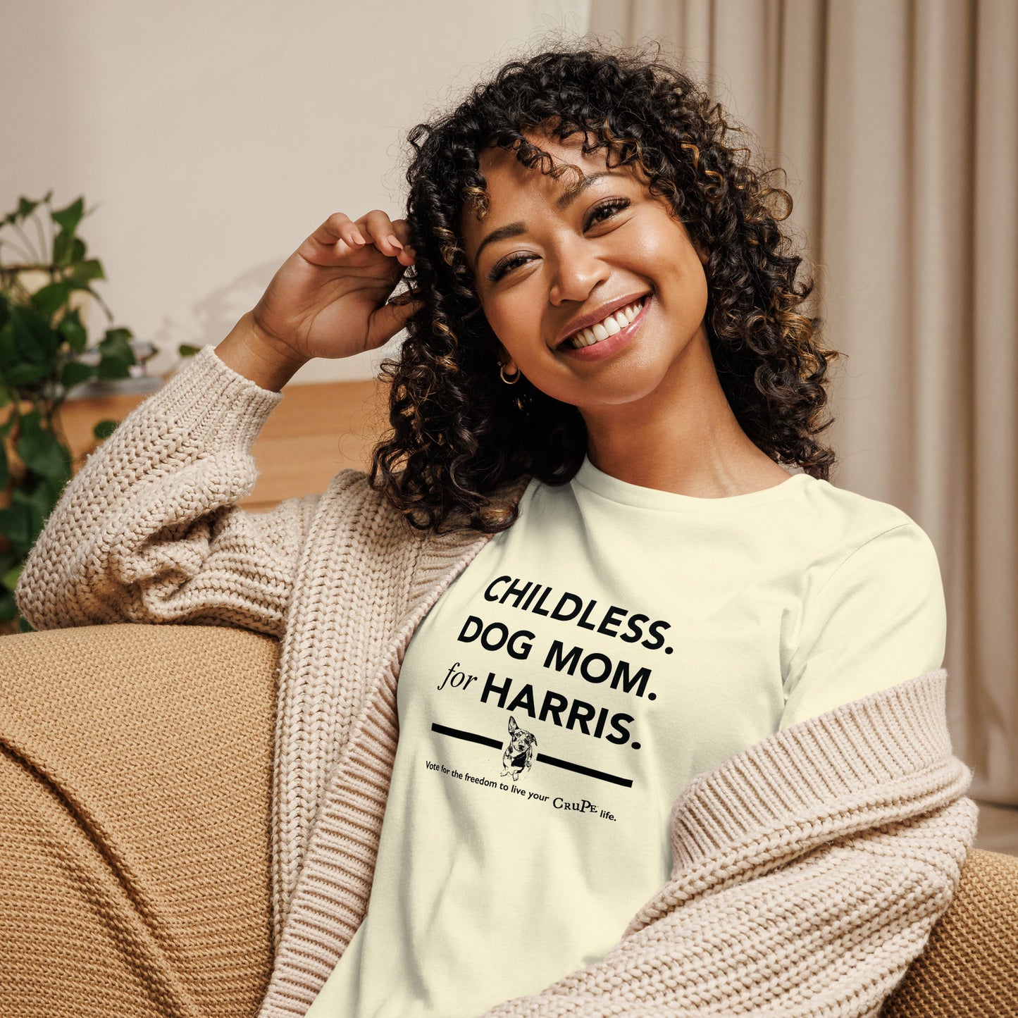 Childless Dog Mom For Harris T-Shirt