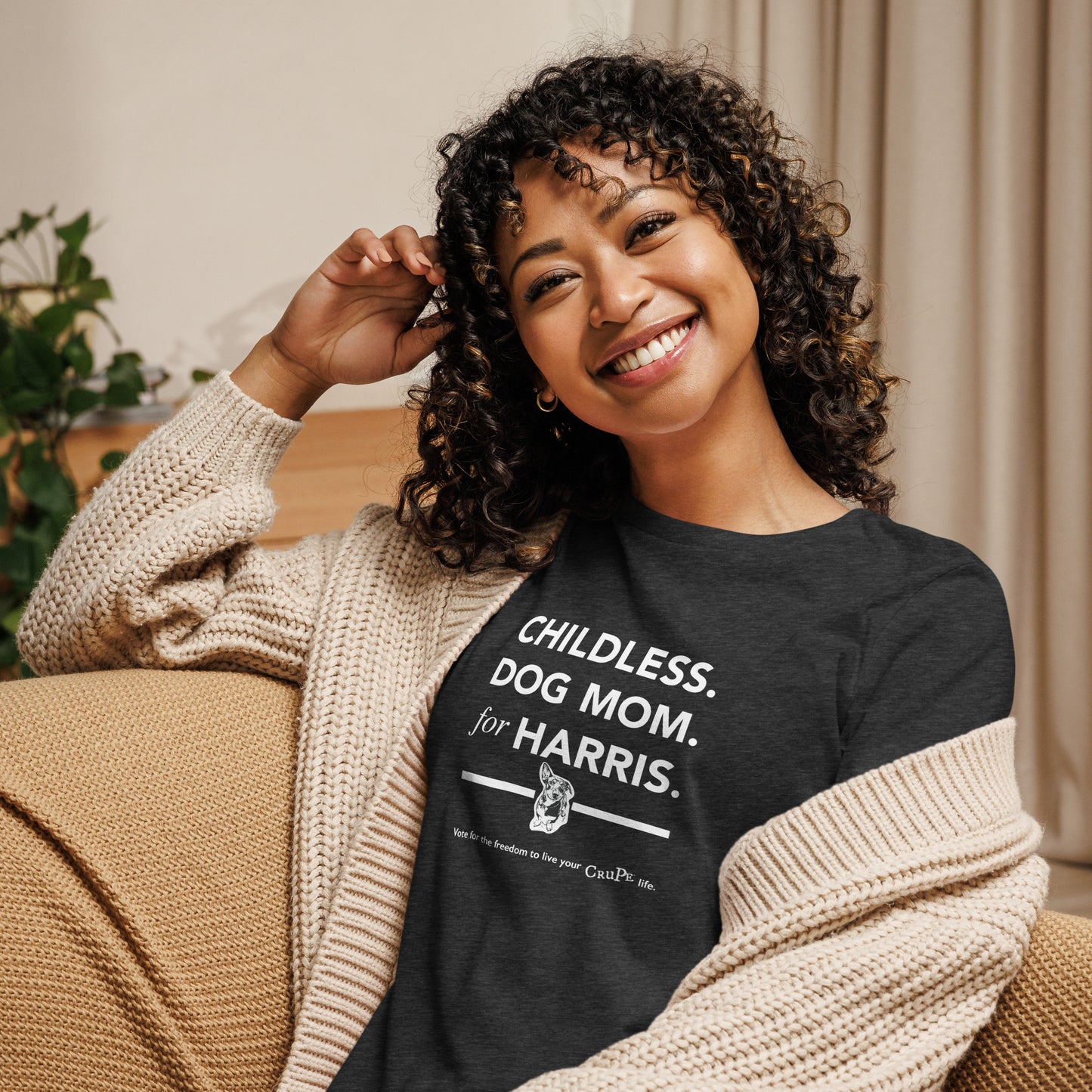 Childless Dog Mom For Harris T-Shirt