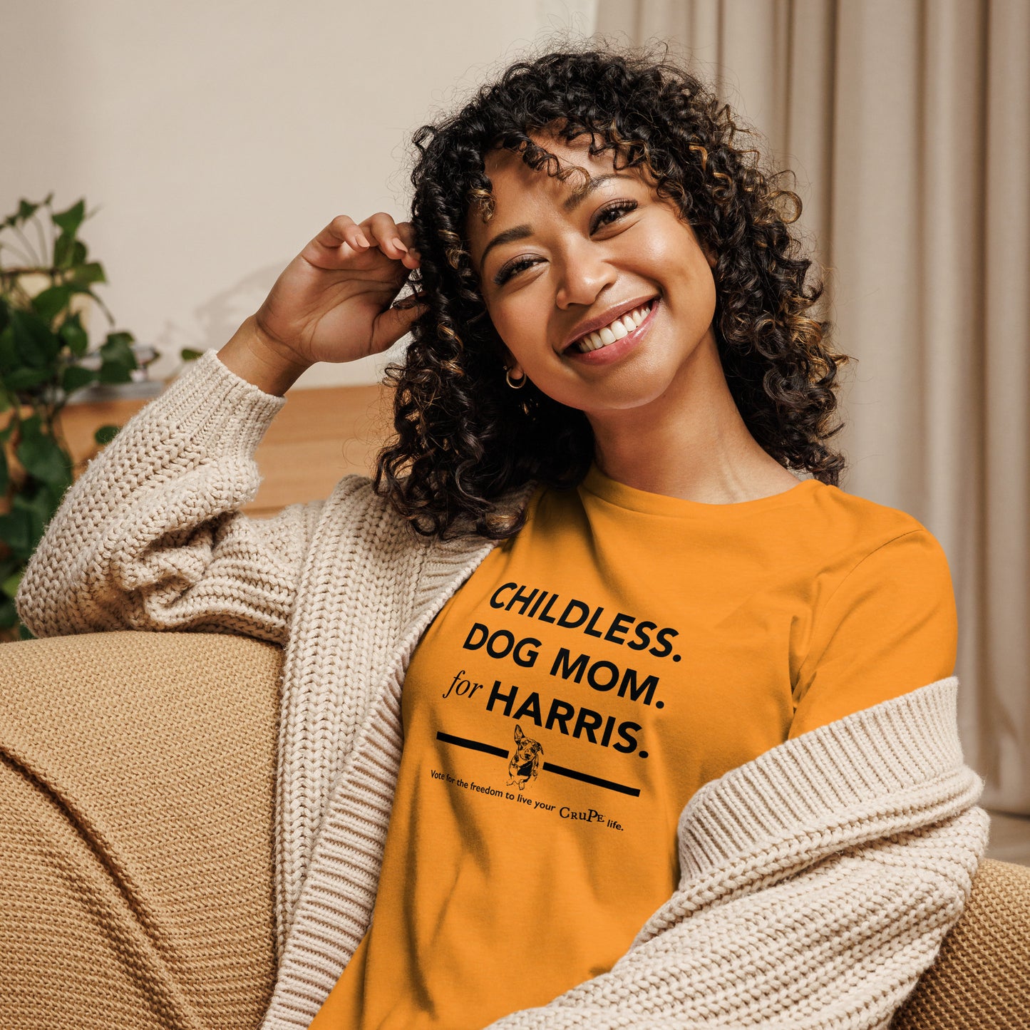 Childless Dog Mom For Harris T-Shirt