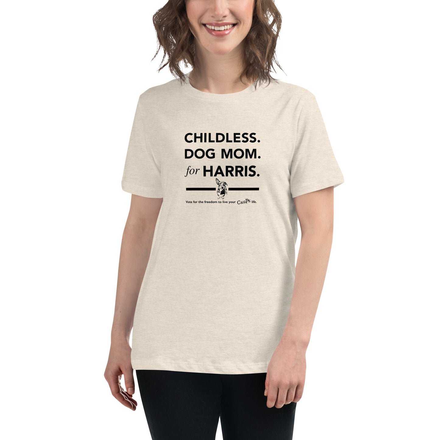 Childless Dog Mom For Harris T-Shirt