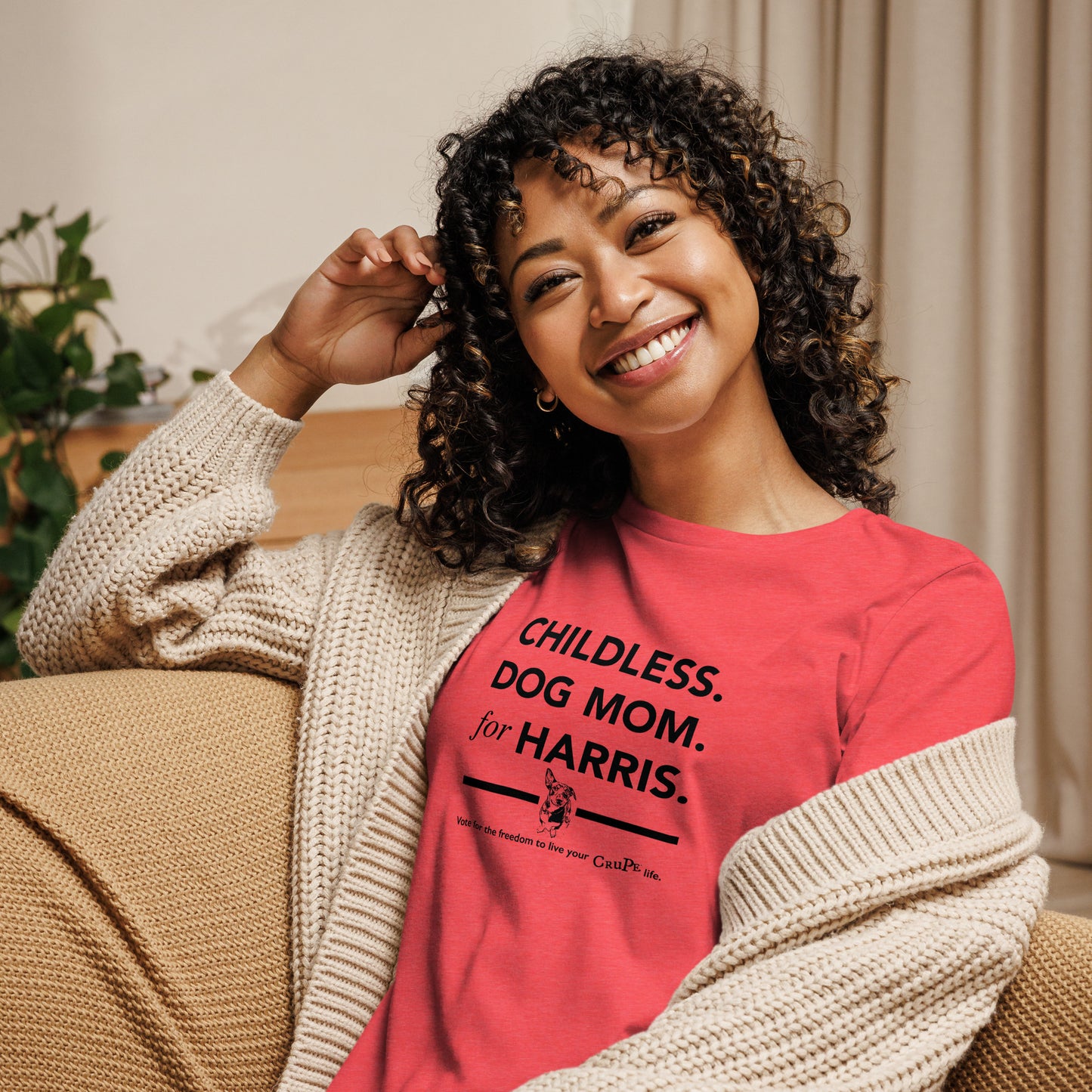 Childless Dog Mom For Harris T-Shirt