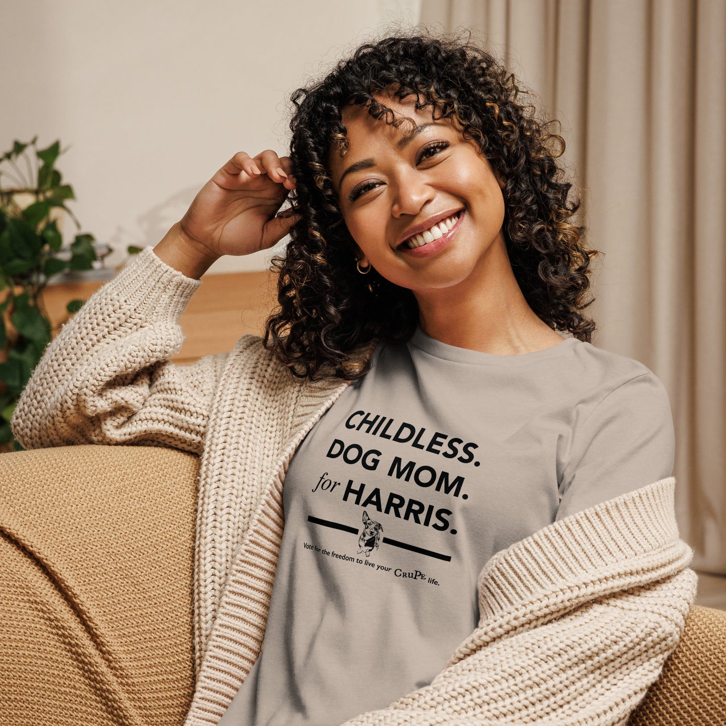 Childless Dog Mom For Harris T-Shirt