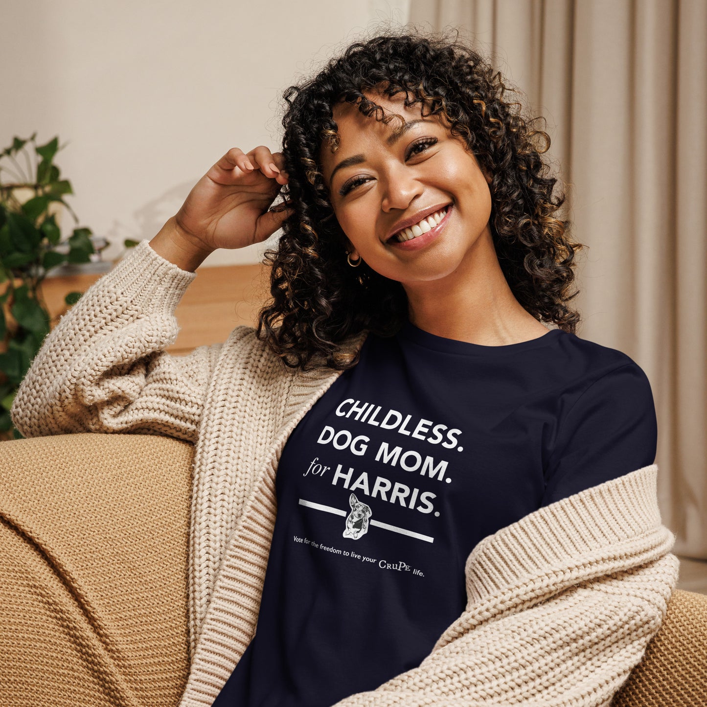 Childless Dog Mom For Harris T-Shirt