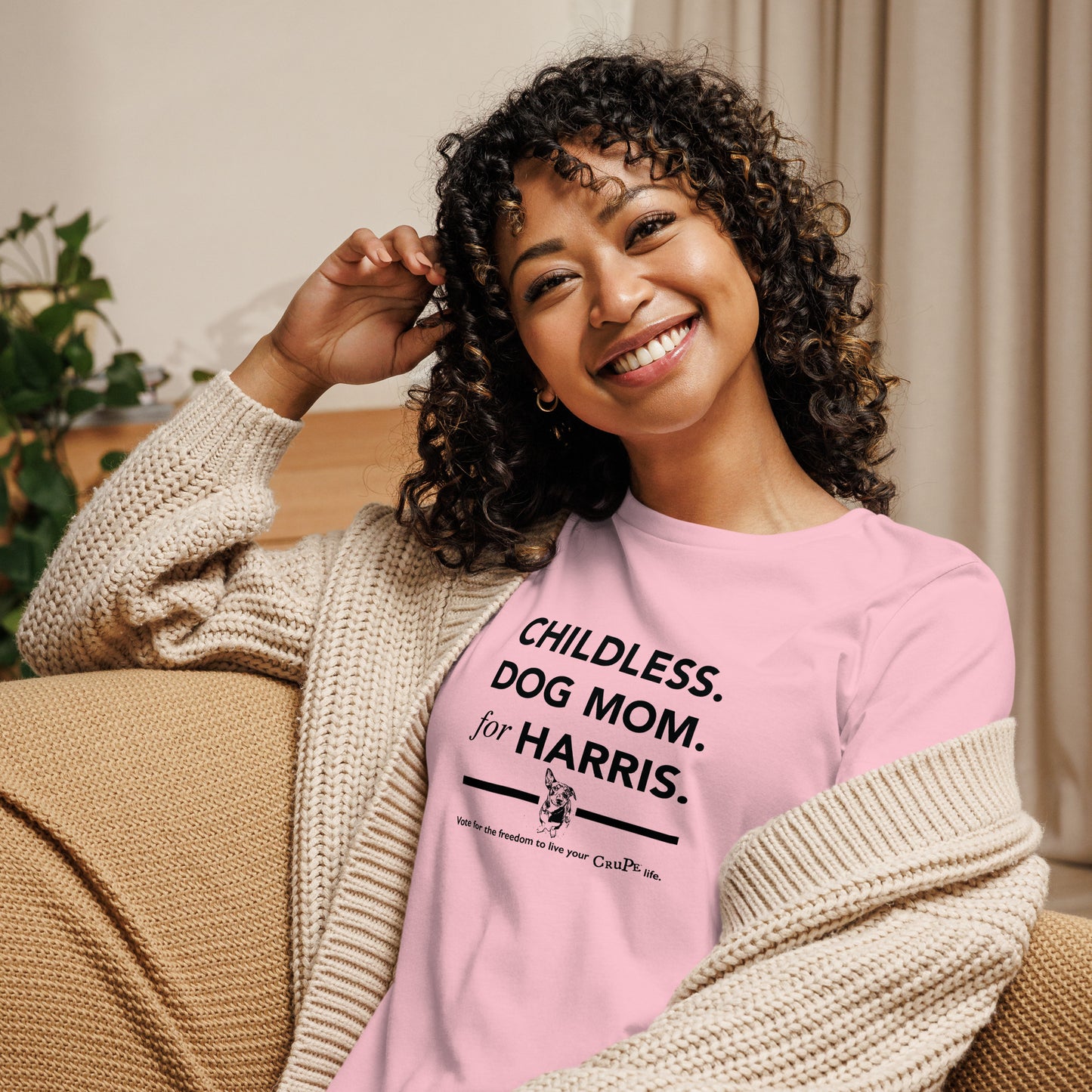 Childless Dog Mom For Harris T-Shirt