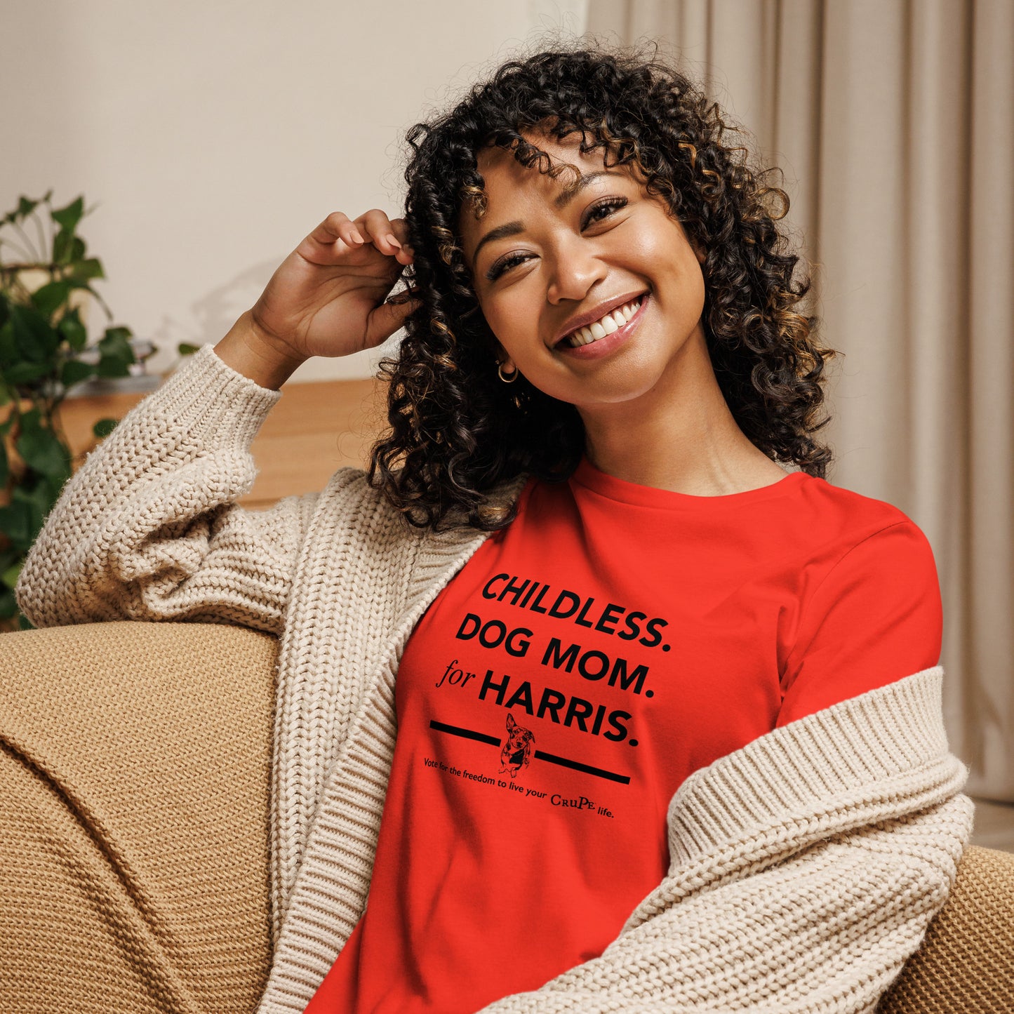 Childless Dog Mom For Harris T-Shirt